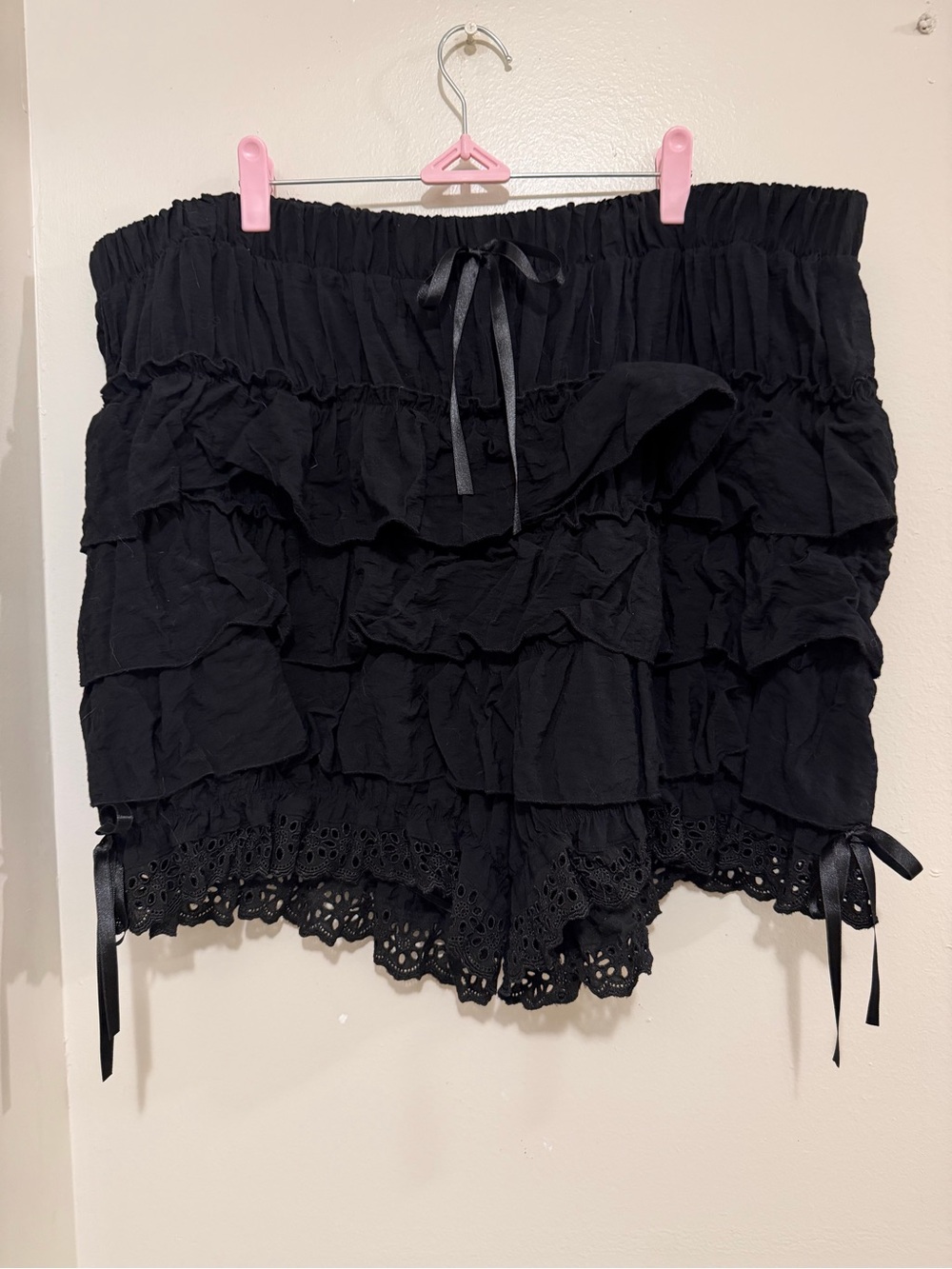 Foxblood Black Ruffle Bloomers